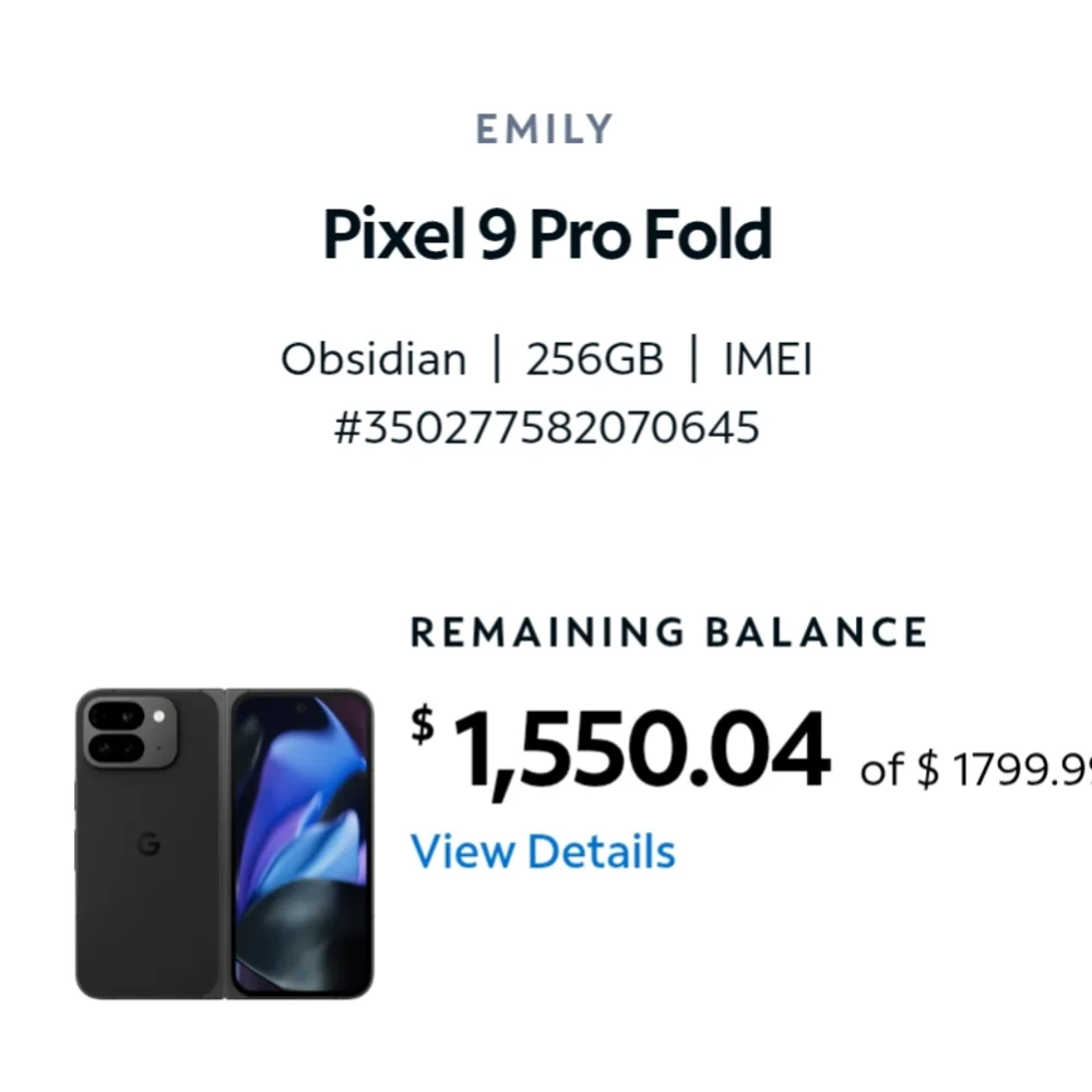 Google Pixel 9 Pro Fold - Obsidian